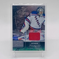 2015-16 UD Fleer Showcase Flair Row 1 Seat 14 Jersey Henrik Lundqvist Rangers